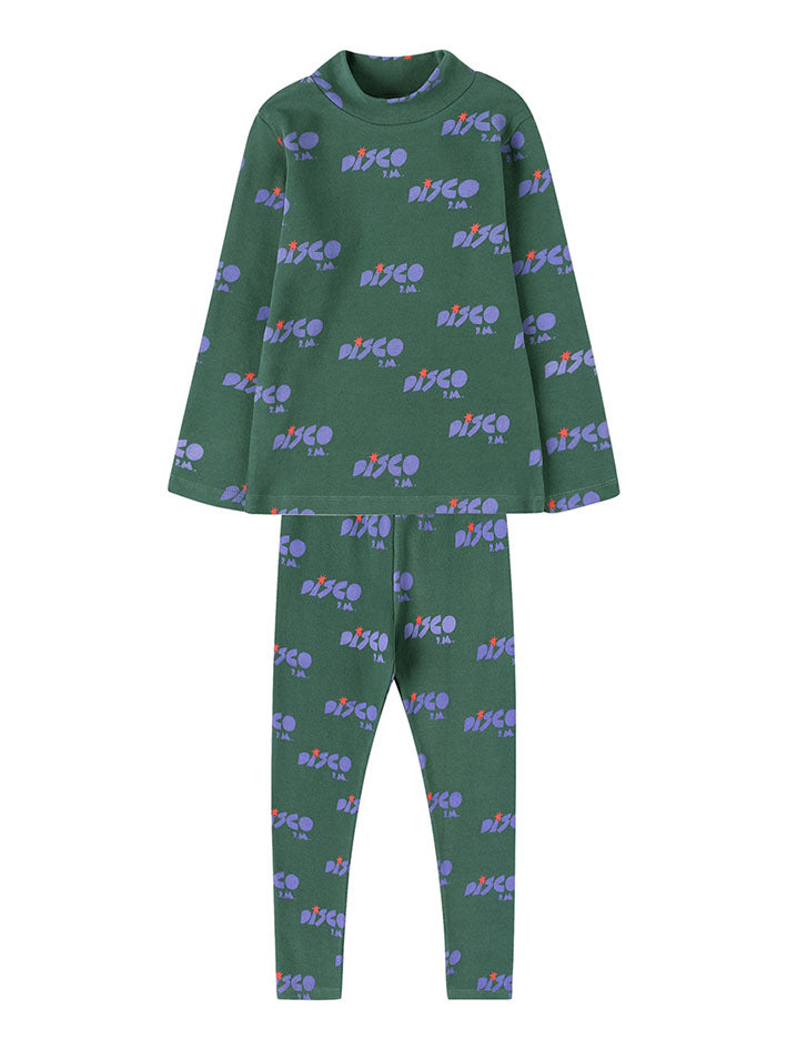 Disco Fleece Set Green