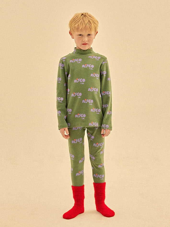 Disco Fleece Set Green