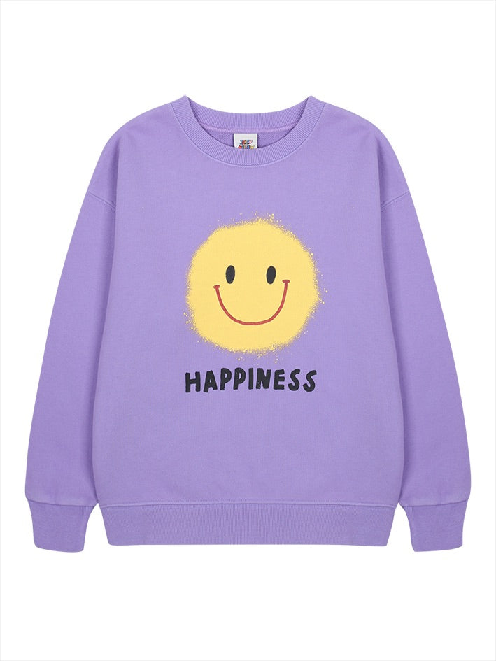 Happiness Sweatshirt Purple