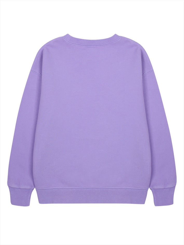 Happiness Sweatshirt Purple