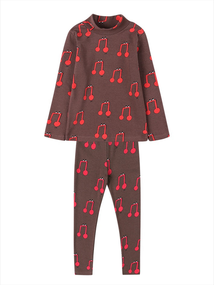 Melody Fleece Set Brown