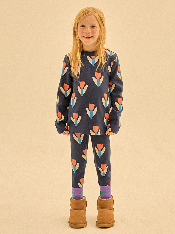 Tulip Fleece Set Blue