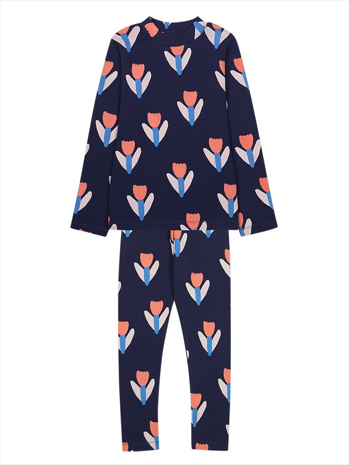 Tulip Fleece Set Blue