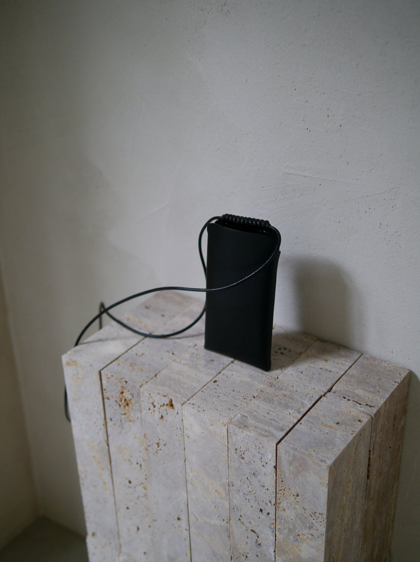 Woven Iphone Pouch All Black