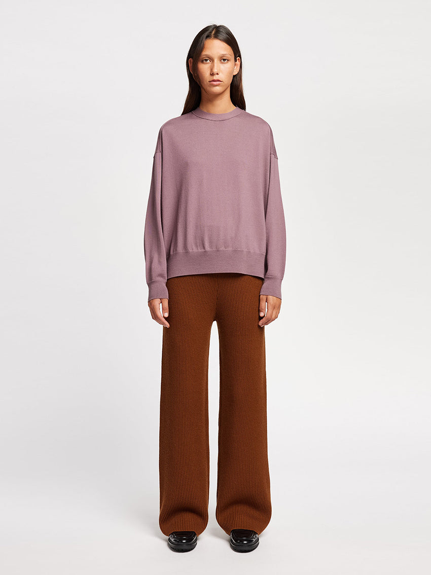 Descend Loose Fit Merino Knit Mauve