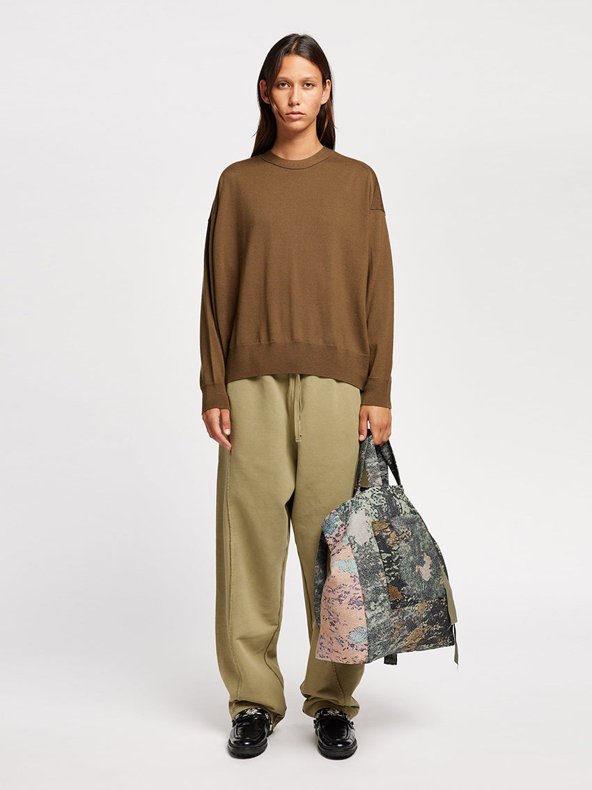 Descend Loose Fit Merino Knit Brown