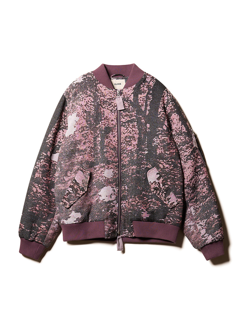 Sustain Unisex Bomber Purple Print
