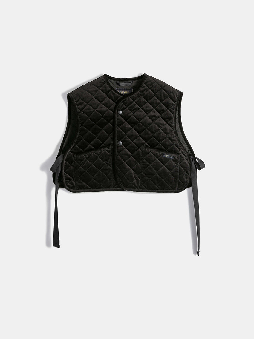 Velvet DB Thornham Vest Sable Black