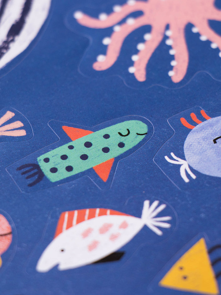 Stickers Sea Activities
