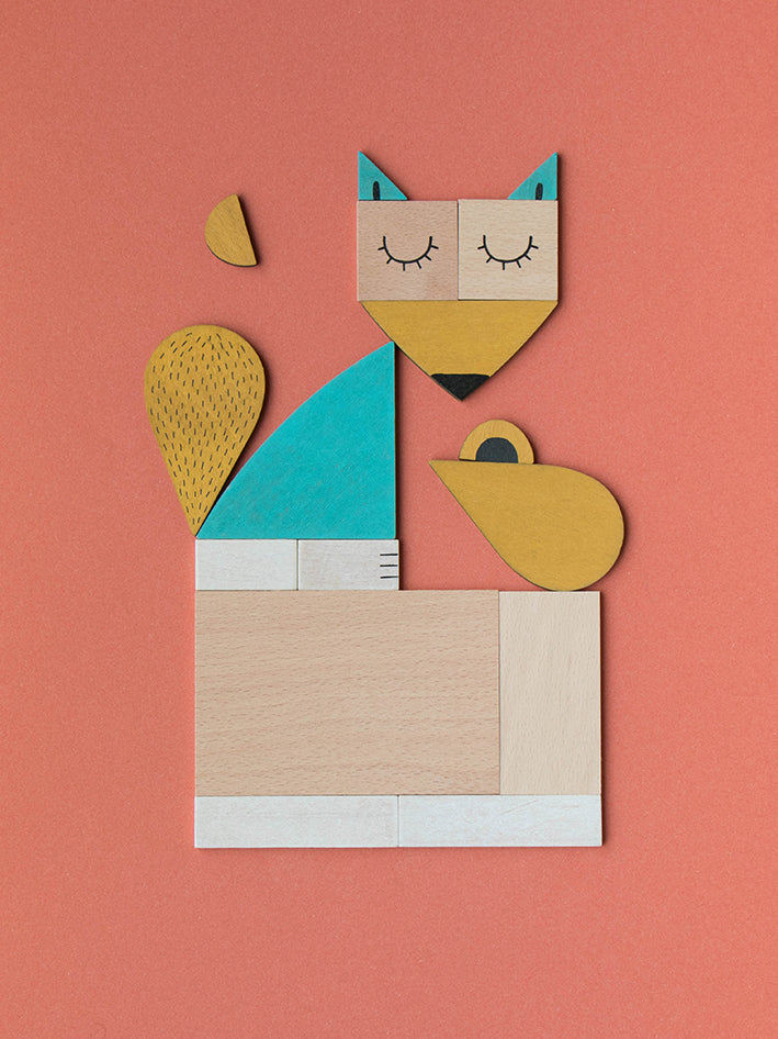 The Fox & The Mouse Wooden Toys