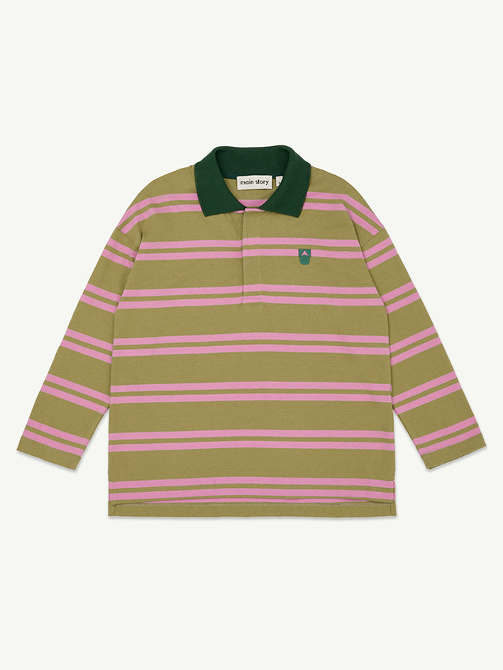Polo Shirt Cedar Stripe