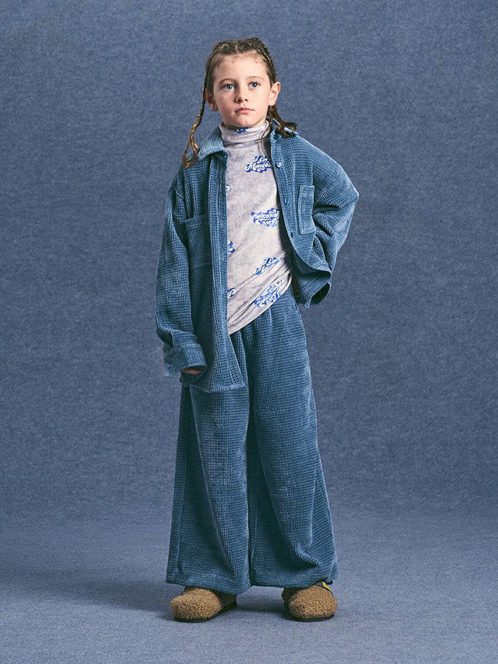 Chenille Shirt Blue