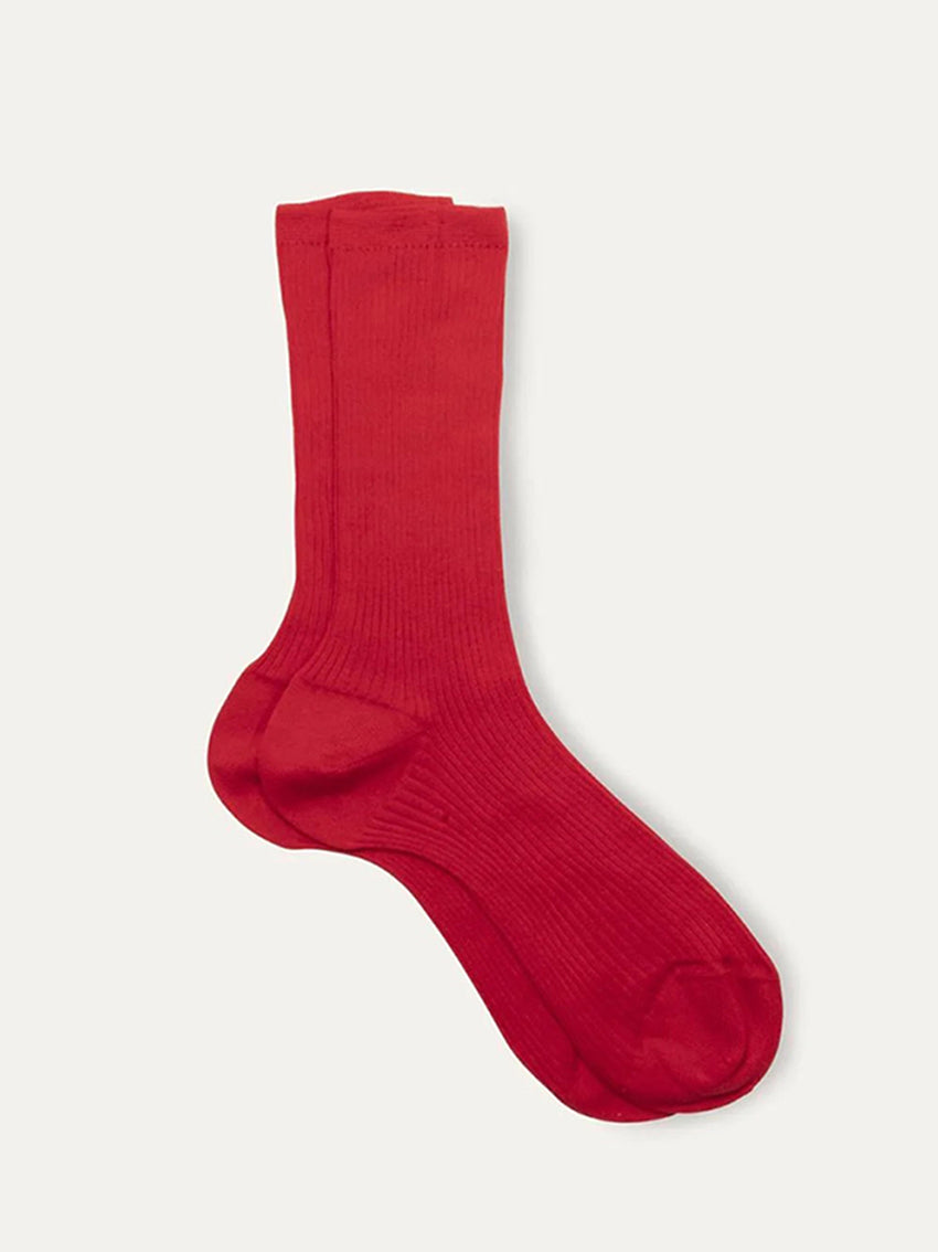Novelty Bio Socks Red