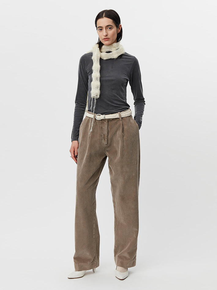 Corduroy Trousers Dusty Brown