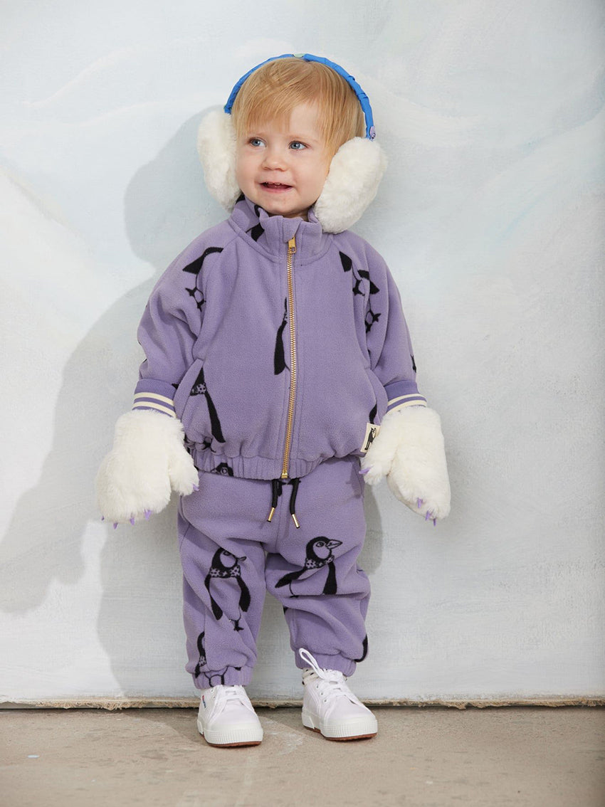 Penguin AOP Fleece Trousers Purple