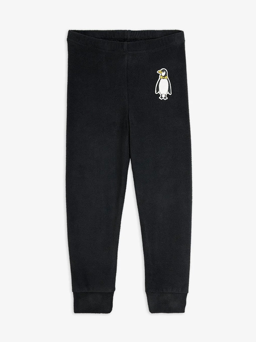 Penguin Patch Microfleece Pants Black