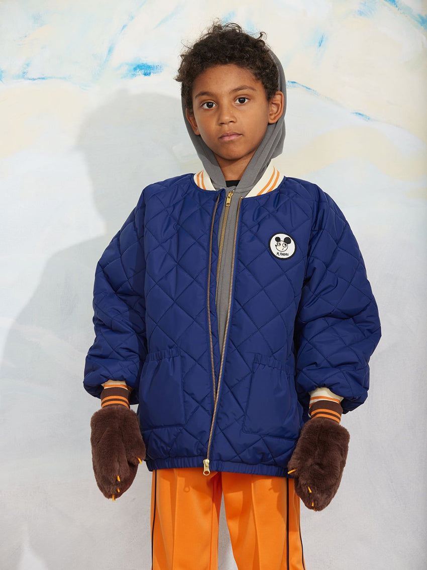 Ritzratz Patch Quilted Puffer Blue