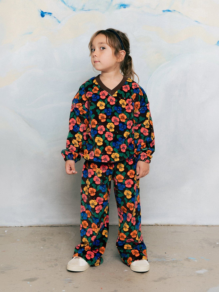 Violas AOP Velour Pants Multi
