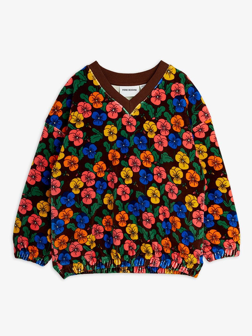 Violas AOP Velour Sweatshirt Multi