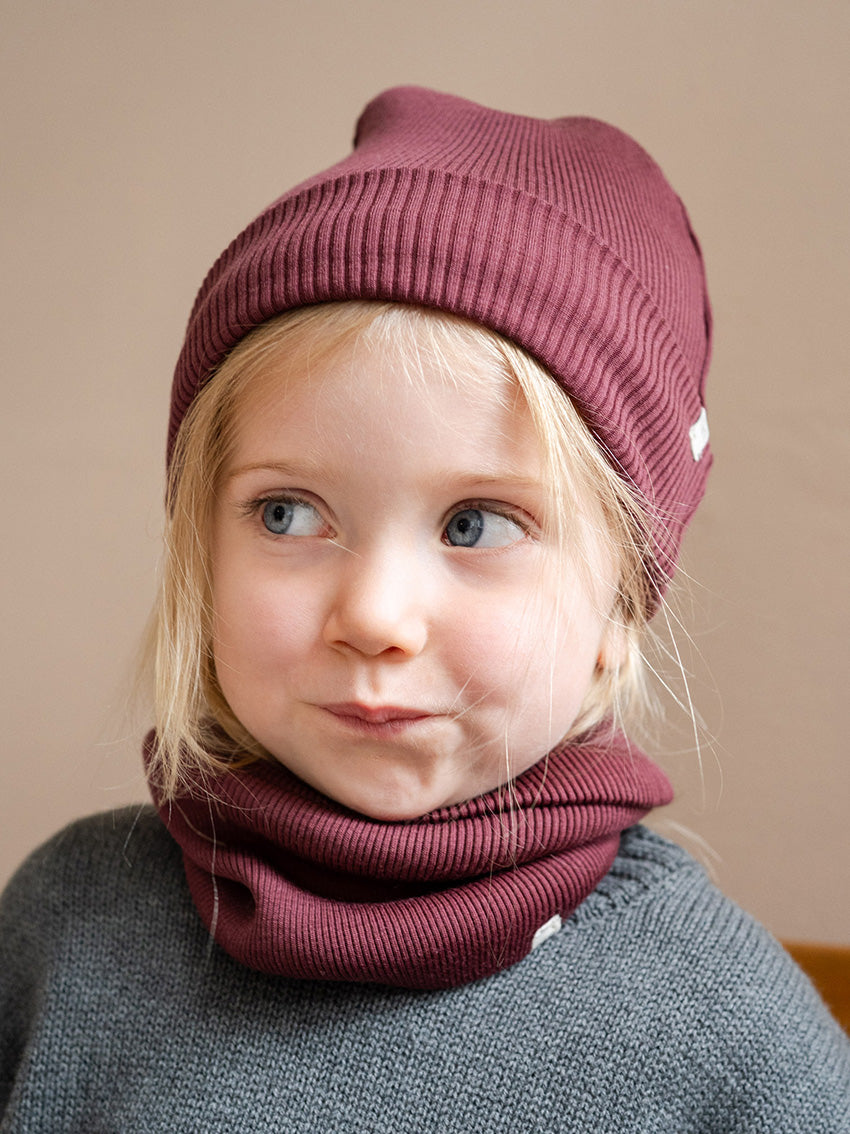 Argir Wool Scarf Bordeaux