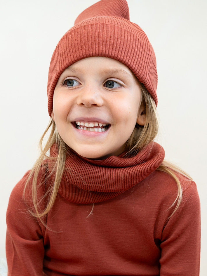 Argir Wool Scarf Autumn Blush