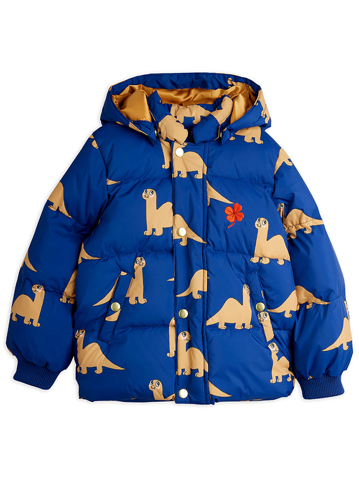 Dinos Hooded Pufferjacket Blue