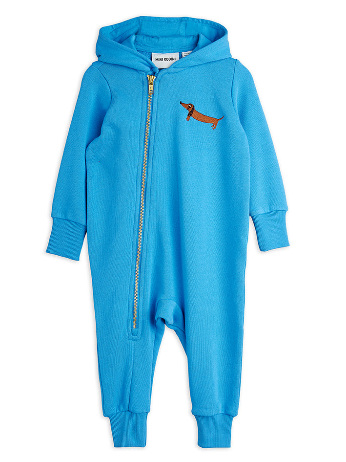 Dog Baby Onesie Blue