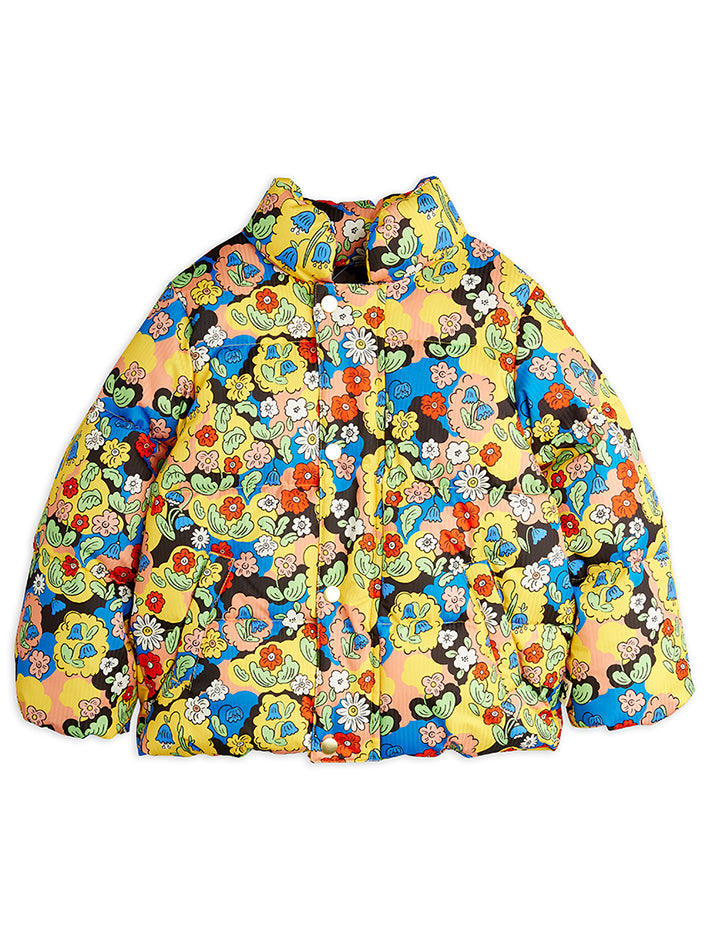 Flowers Allover Citypuffer Jacket Multicolor