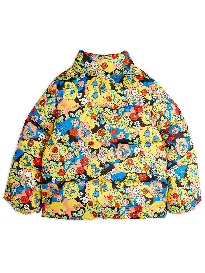Flowers Allover Citypuffer Jacket Multicolor