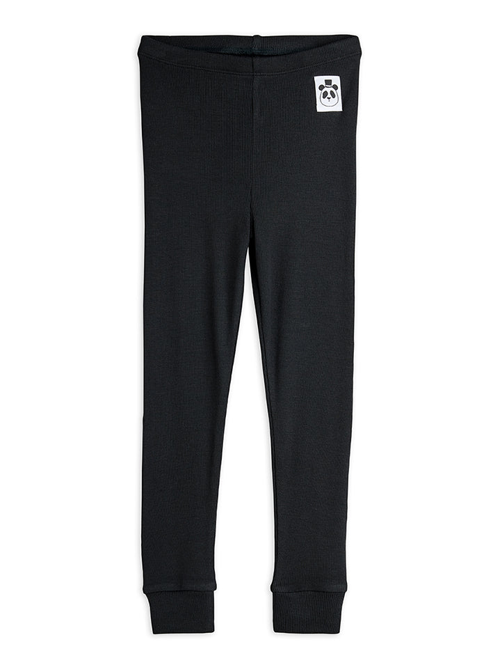 Modal Rib Legings  Black