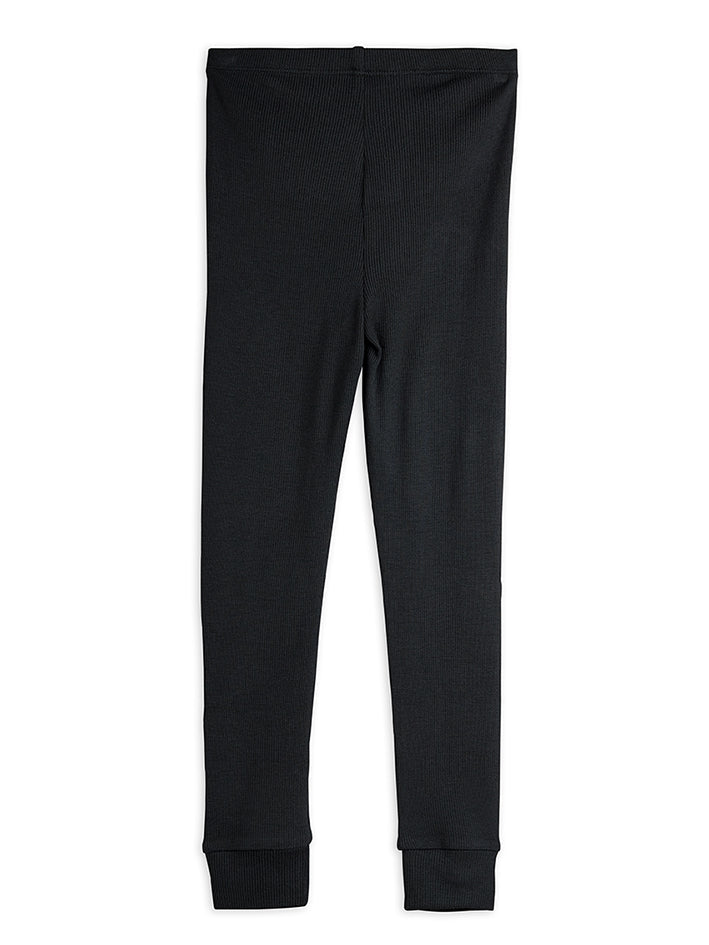 Modal Rib Legings  Black