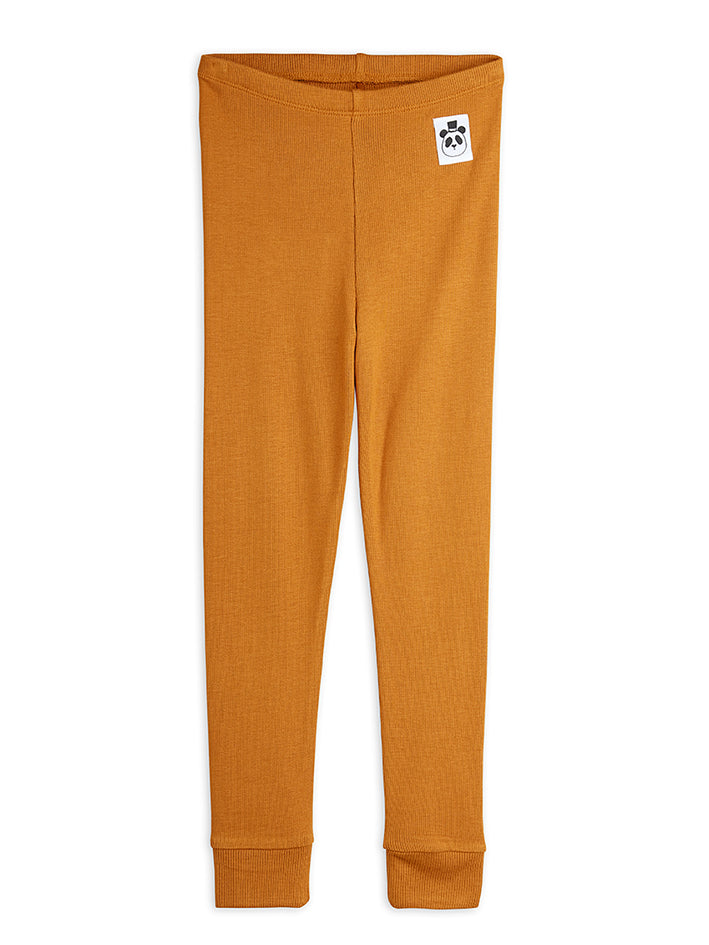 Modal Rib Legings  Brown