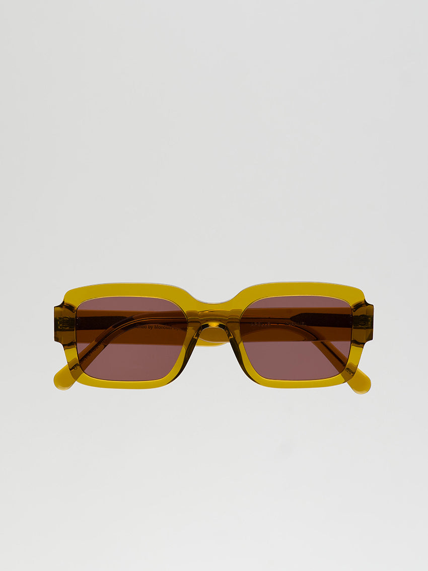 Apollo Sunglasses Caramel Pink Solid Lens