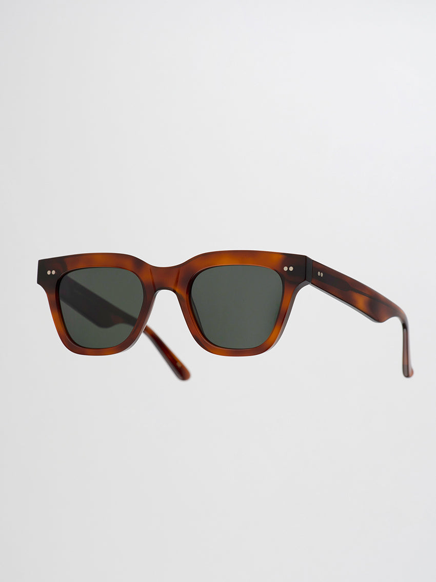 Ellis Sunglasses Amber Green Solid Lens