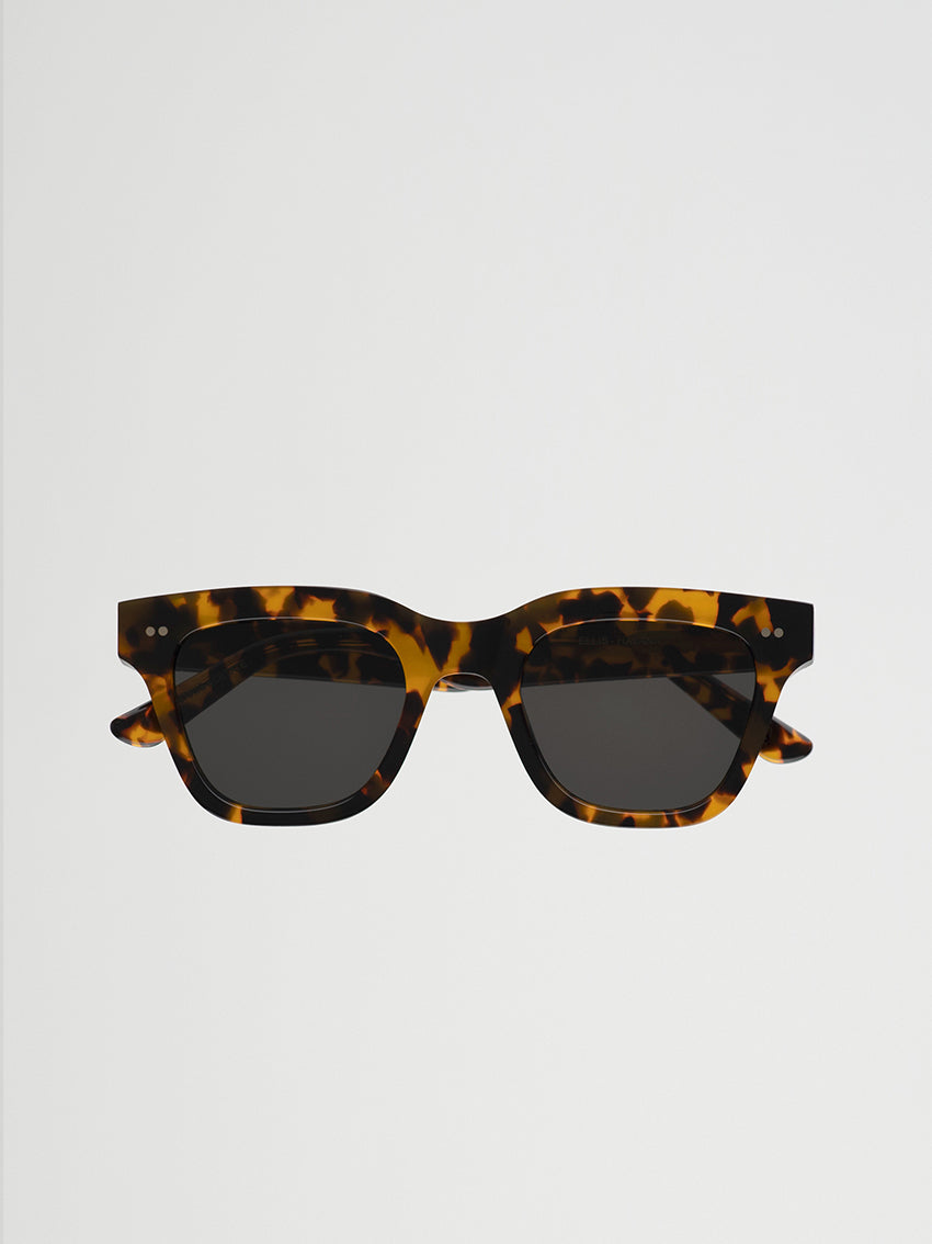 Ellis Sunglasses Havana Grey Solid Lens
