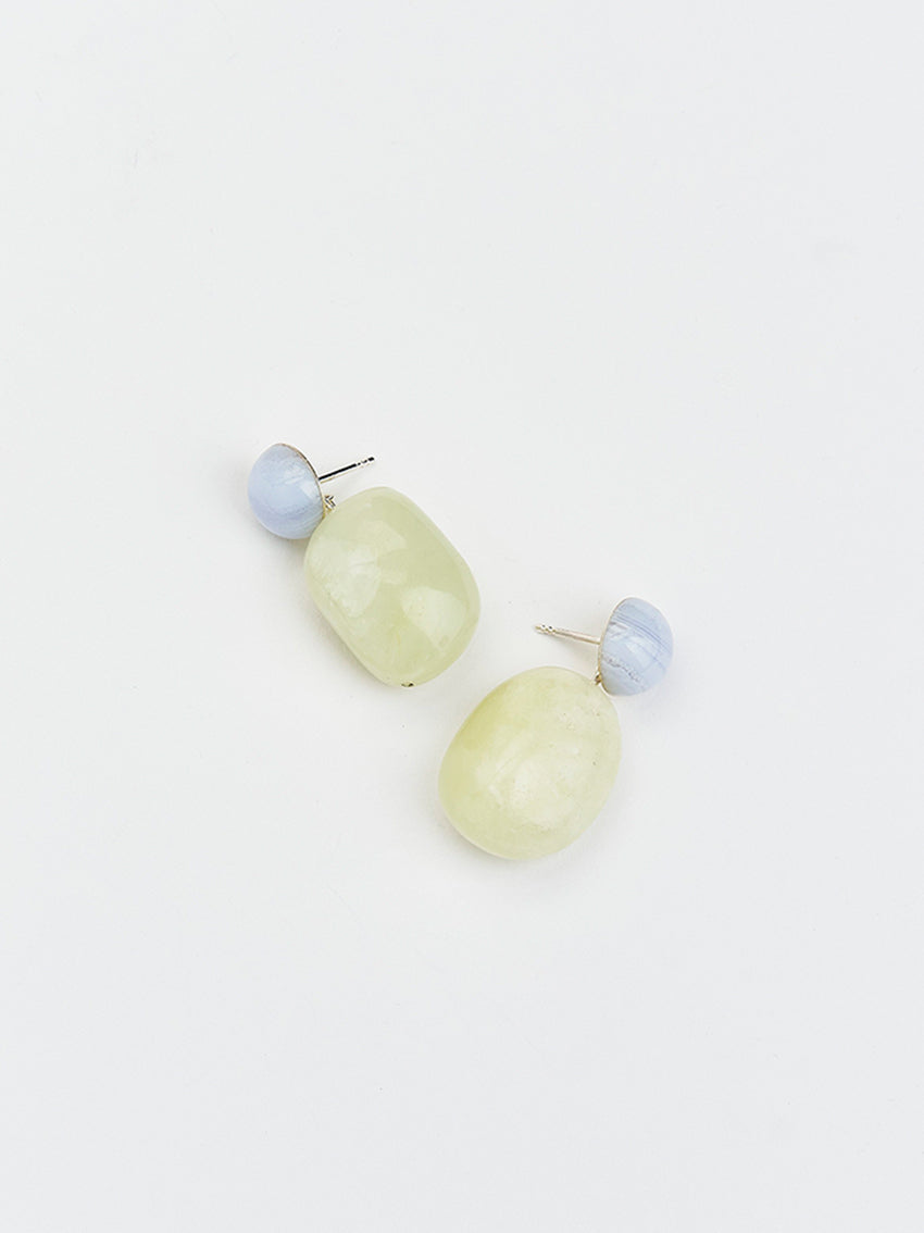 Pebbles Earrings NO1 Blue and Green
