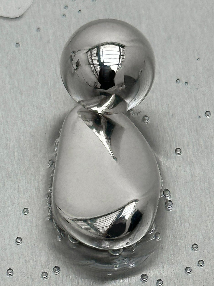 Pebbles Earrings NO1 Silver