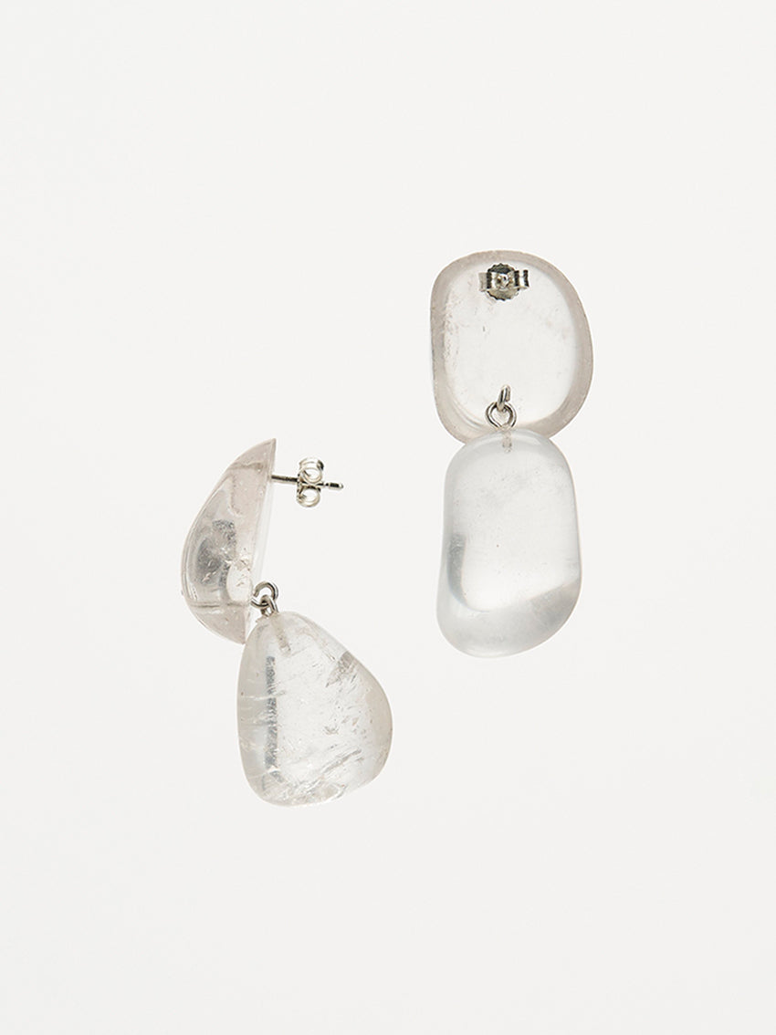 Pebbles Earrings NO2 Crystal