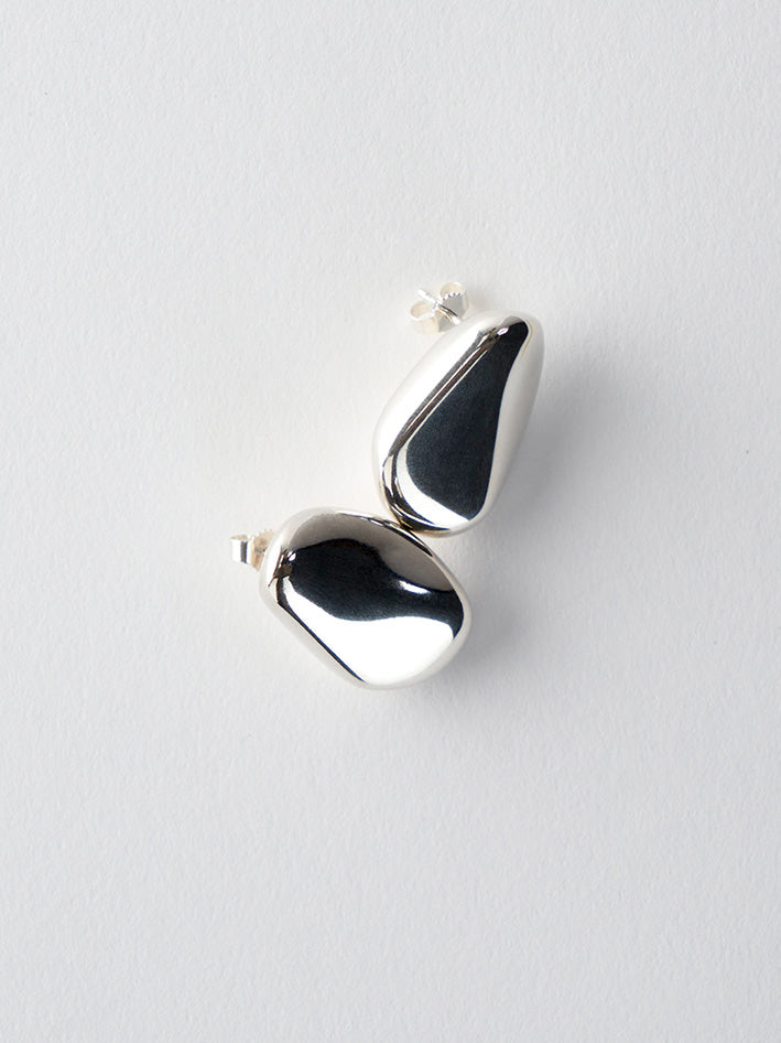 Pebbles Earrings NO4 Silver