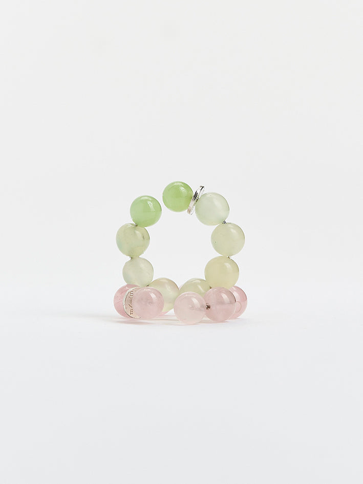Spheres Earcuff Small Rose Quarz