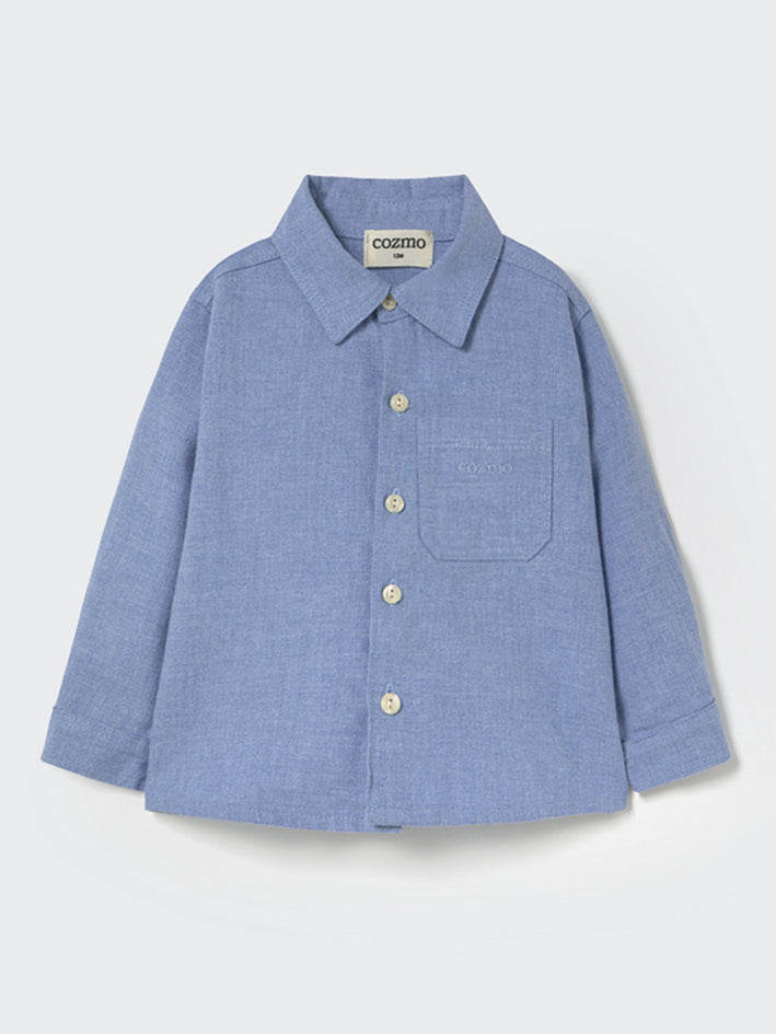 Dublin Chambray Flannel Shirt