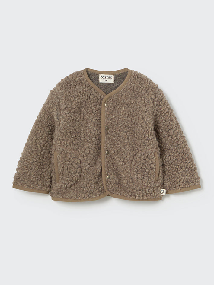 Kyoto Taupe Baby Sherpa Jacket