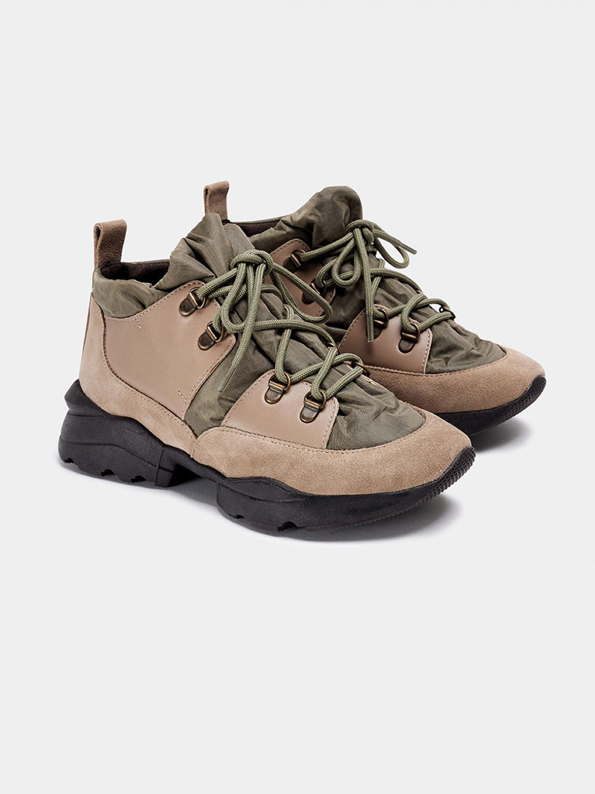 Ersa Sporty Ankle Boot Taupe