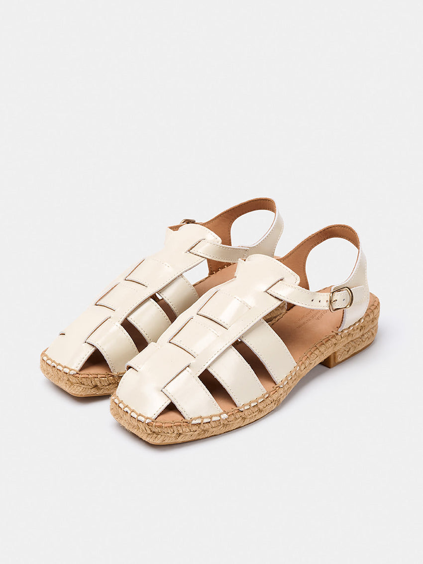 Sativa Espadrille Sandal Ecru