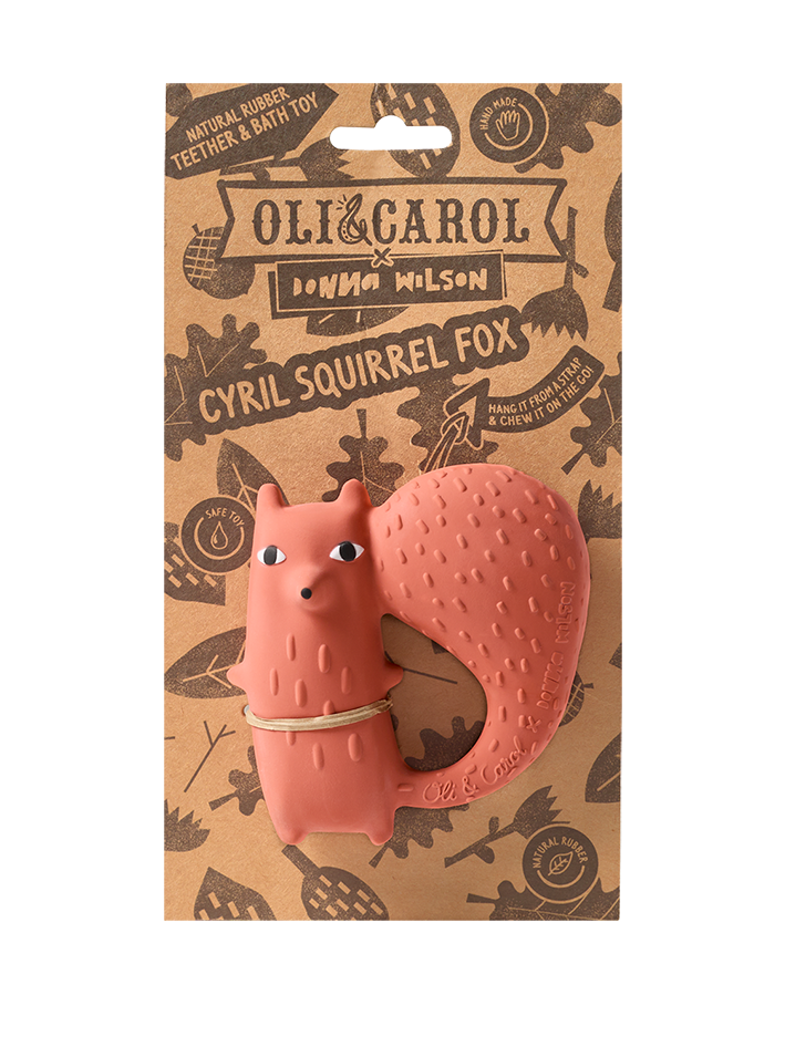 Cyril Squirrel Fox Baby Teether
