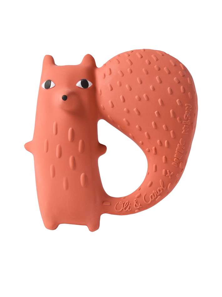 Cyril Squirrel Fox Baby Teether