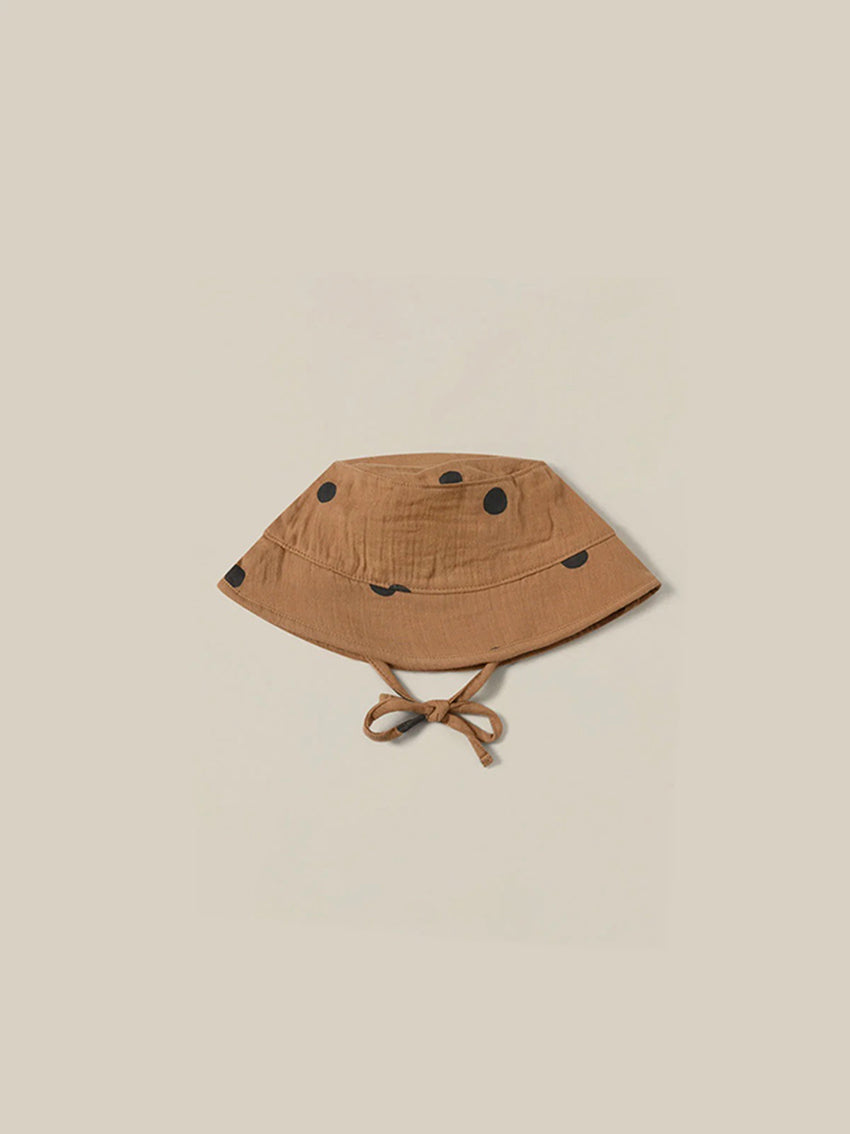 Gold Dots Bucket Sun Hat