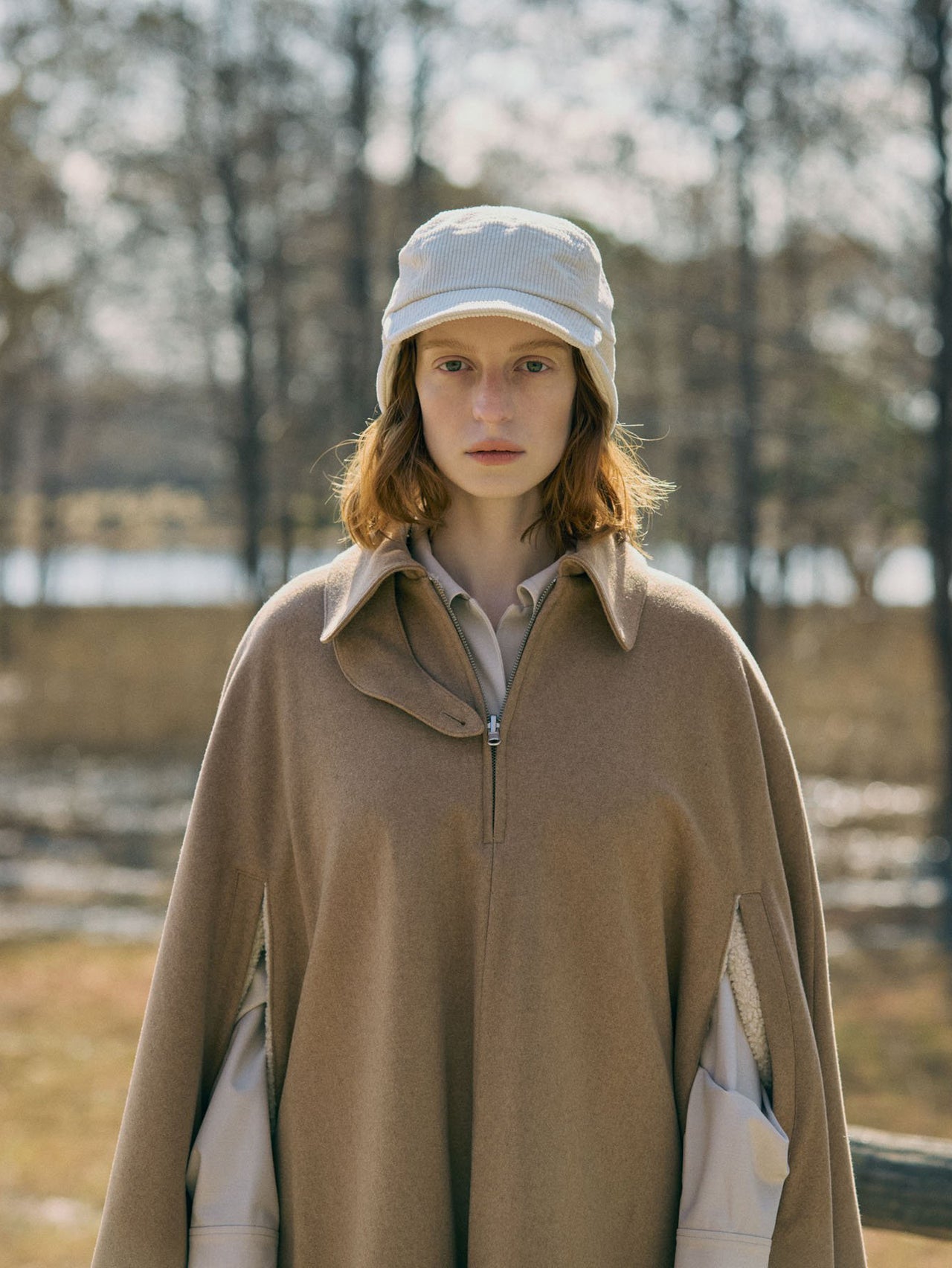 Sono Cotton Hat Off White