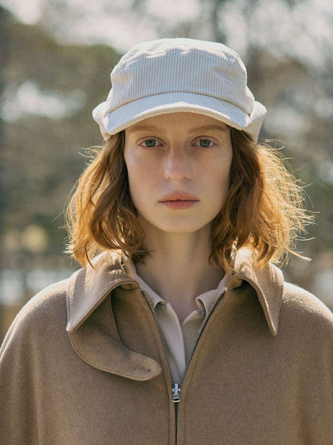 Sono Cotton Hat Off White