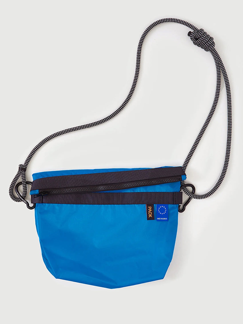 A103 Fold Sling - Medium - Chunky Rope Strap - Sodium Blue with Lead Black Rope